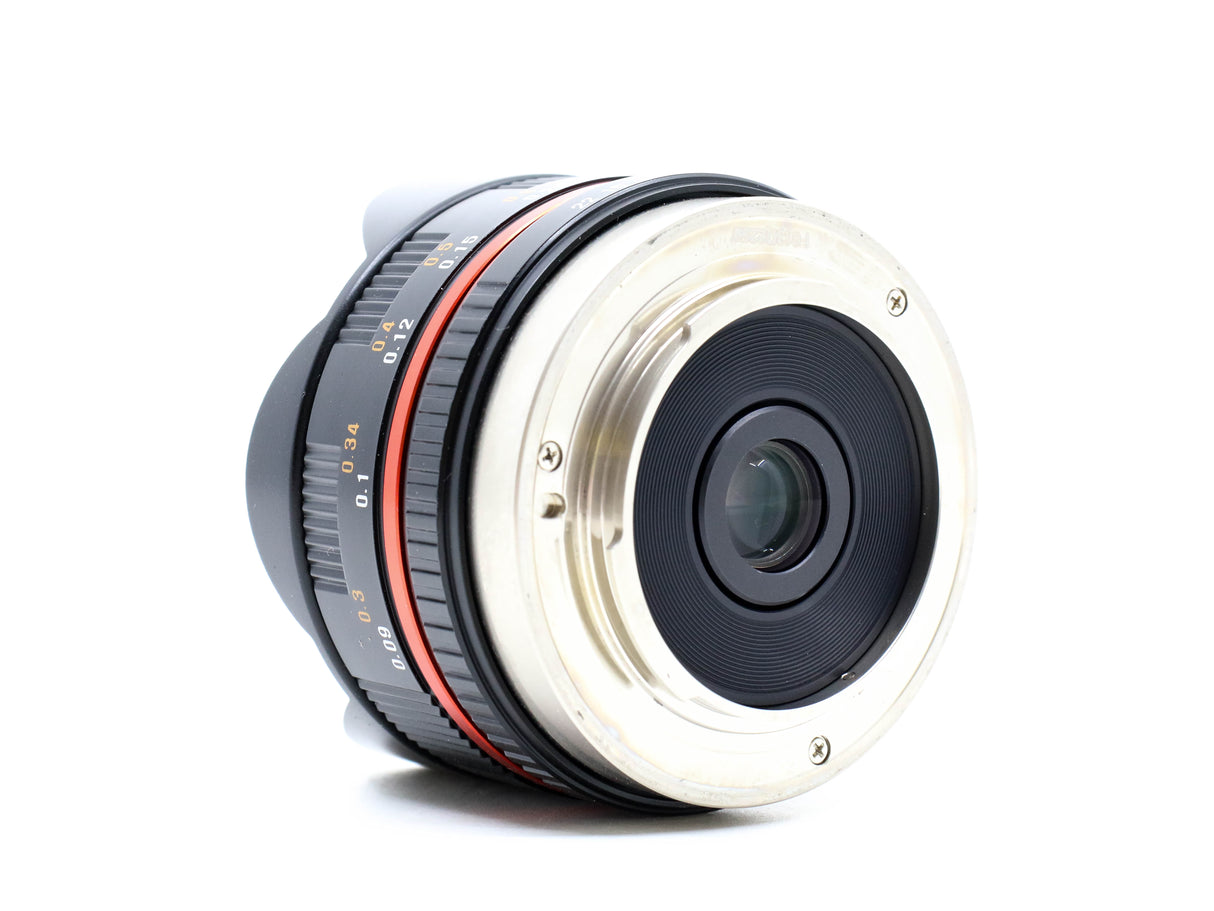 Walimex Pro 7,5 mm f/3,5 Fisheye - Compatibile con Micro Quattro Terzi