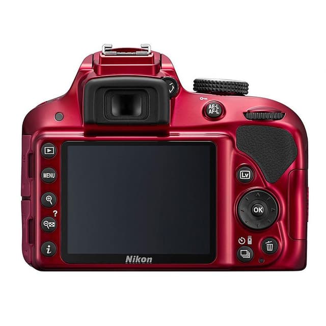 SLR D3300 - Rossa + Nikon AF-S DX Nikkor 18-55mm f/3.5-5.6 G VR f/3.5-5.6