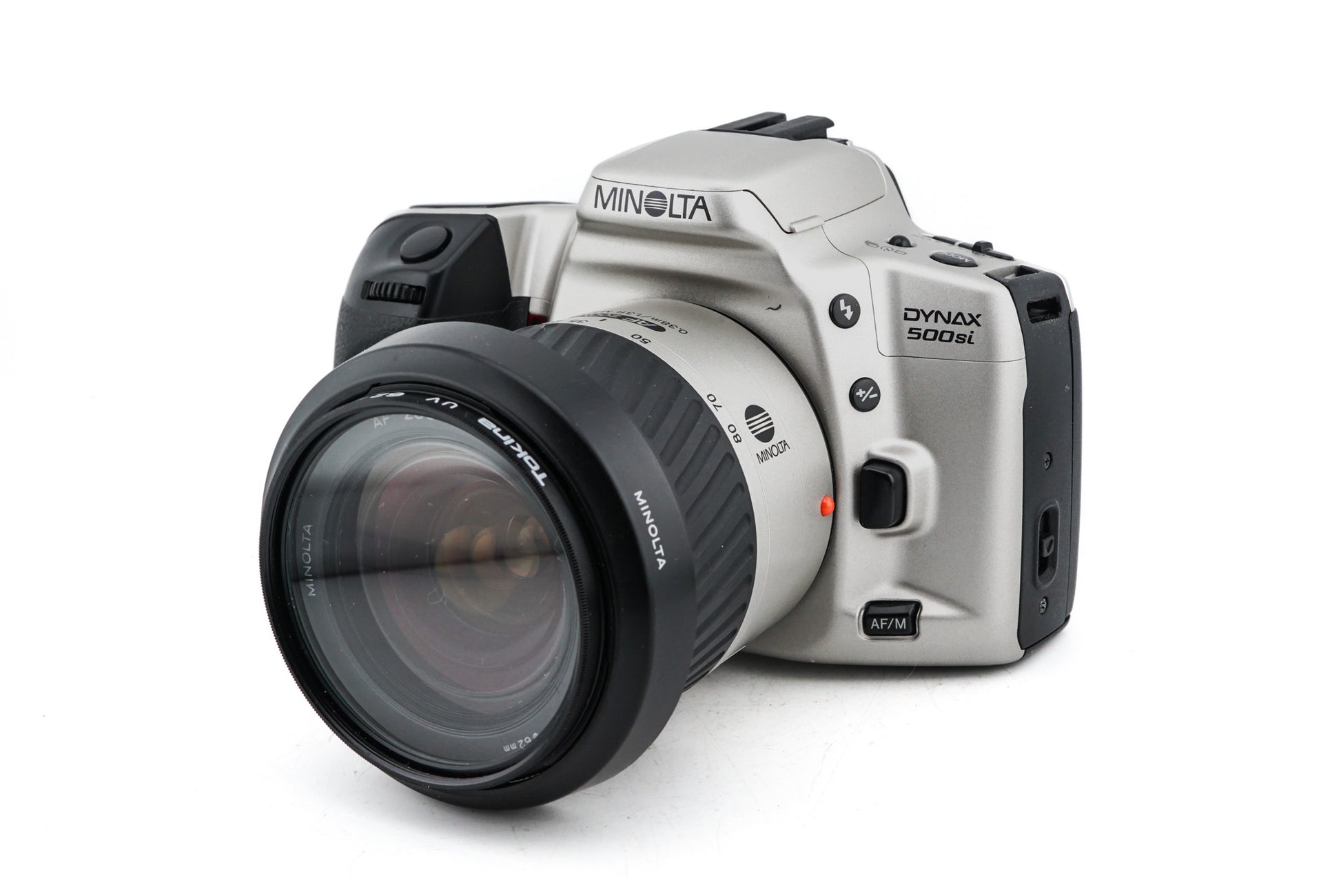 Explore the versatile Minolta Dynax 500si with a 28-80mm AF macro