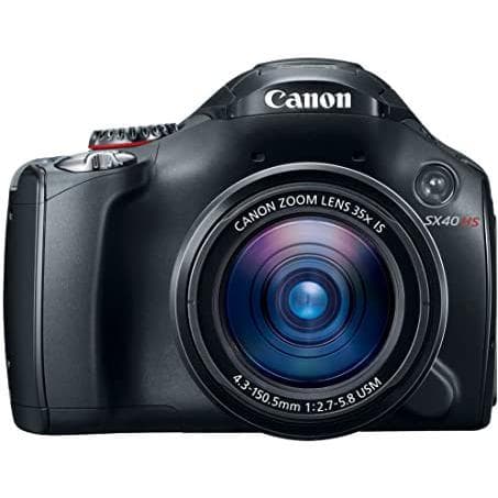 Fotocamera Bridge PowerShot SX40 HS - Nera + Obiettivo zoom Canon Canon 24-840 mm f/2.7-5.8 f/2.7-5.8