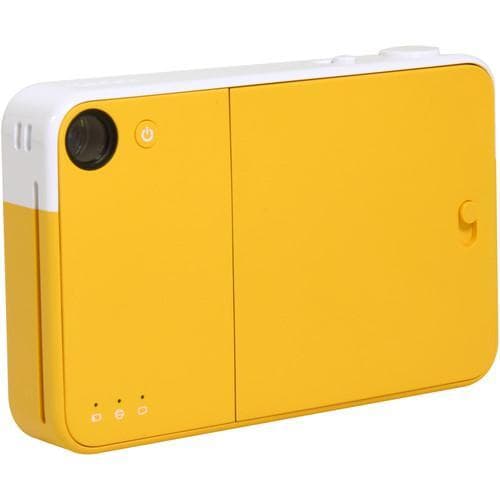 Snapshot Printomatic - Giallo/Bianco + Obiettivo Kodak Printomatic 8mm f/2 f/2