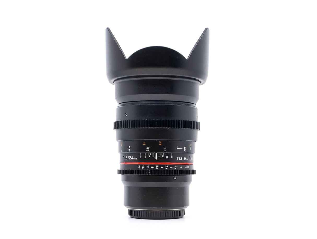Walimex Pro 24mm f/1.5 VDSLR - Compatibile con Micro Quattro Terzi