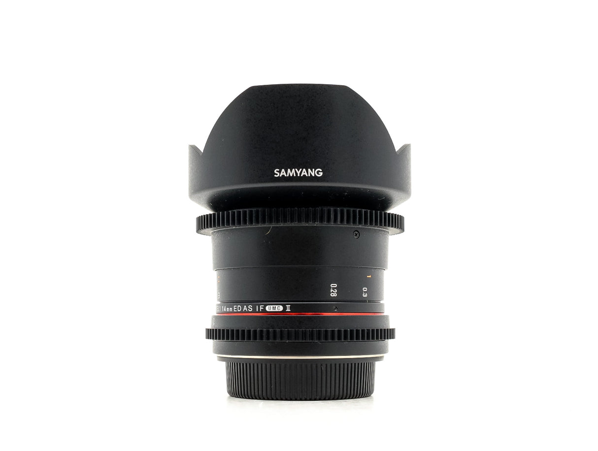 Samyang 14mm T3.1 Cine VDSLR MK2 - Compatibile con Canon EF