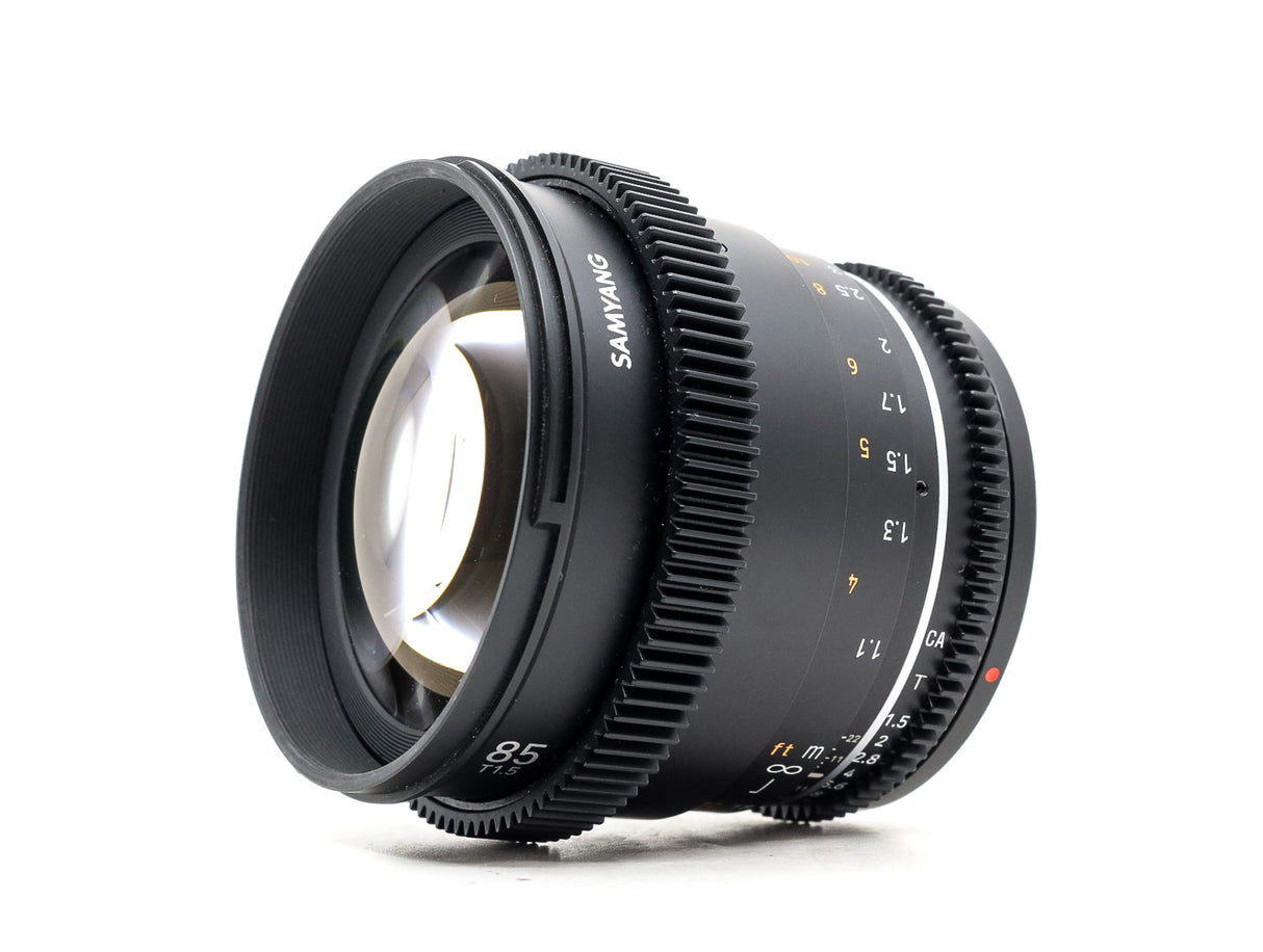 Samyang 85mm T1.5 VDSLR MK2 - Compatibile con Canon EF