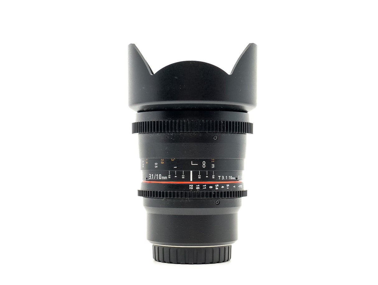 Samyang 10mm T3.1 ED AS NCS CS - Adattamento Micro Quattro Terzi