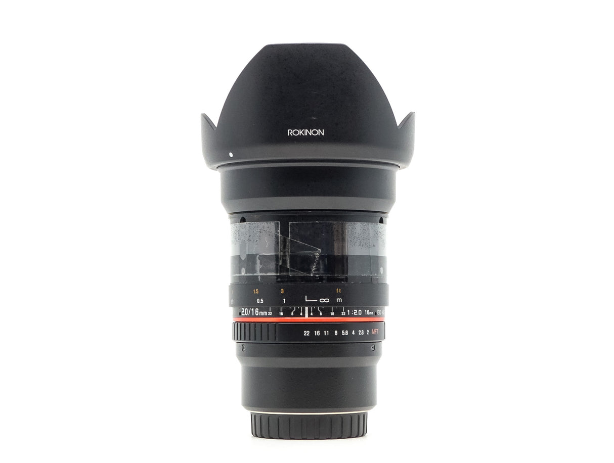 Rokinon 16mm f/2 ED AS UMC CS - Compatibile con Micro Quattro Terzi