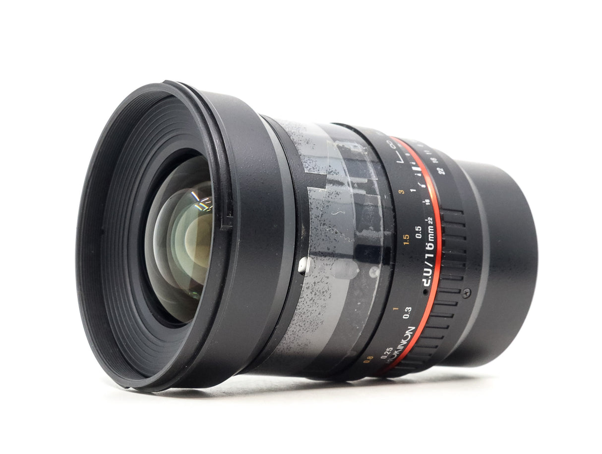 Rokinon 16mm f/2 ED AS UMC CS - Compatibile con Micro Quattro Terzi