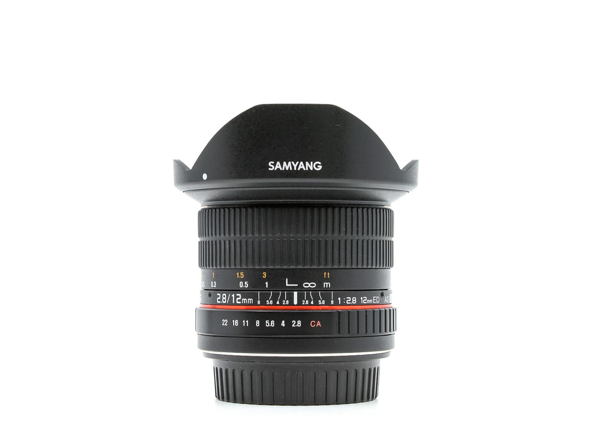 Samyang 12mm f/2.8 ED AS NCS Fisheye - Compatibile con Canon EF