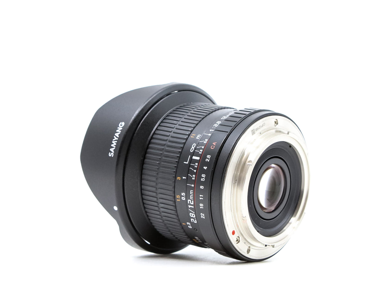 Samyang 12mm f/2.8 ED AS NCS Fisheye - Compatibile con Canon EF