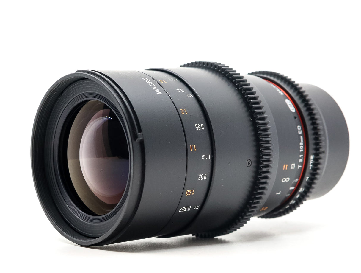 Samyang 100mm T3.1 Cine ED UMC Macro - Compatibile con Micro Quattro Terzi
