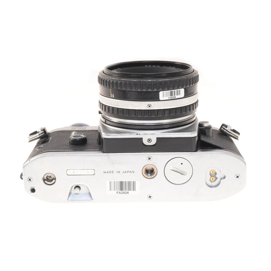 Nikon FG+50mm f1.8 Serie E