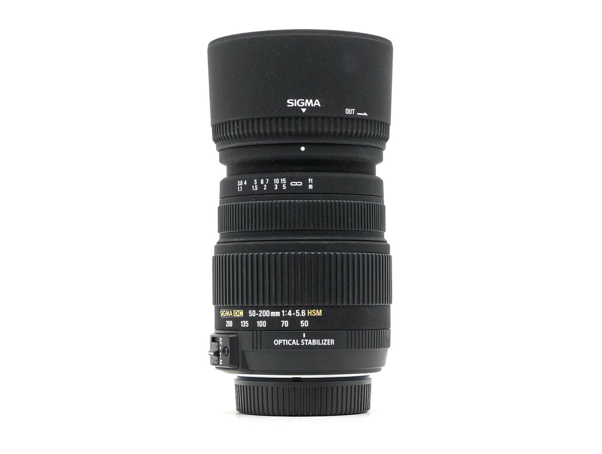 Sigma 50-200mm f/4-5.6 DC OS HSM - Compatibile con Nikon