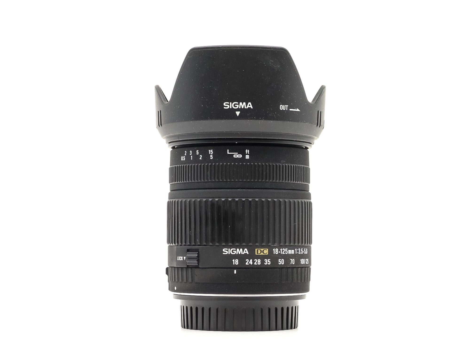 ◇SIGMA 18-125mm DC F3.5-5.6 DC Aマウント フード、プロテクター付き