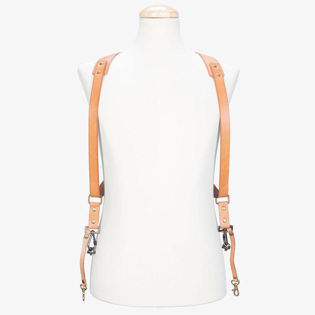 Berlin #703 - Tanned dual leather camera strap