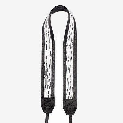 Jaipur #107 - Fabric & Leather camera strap