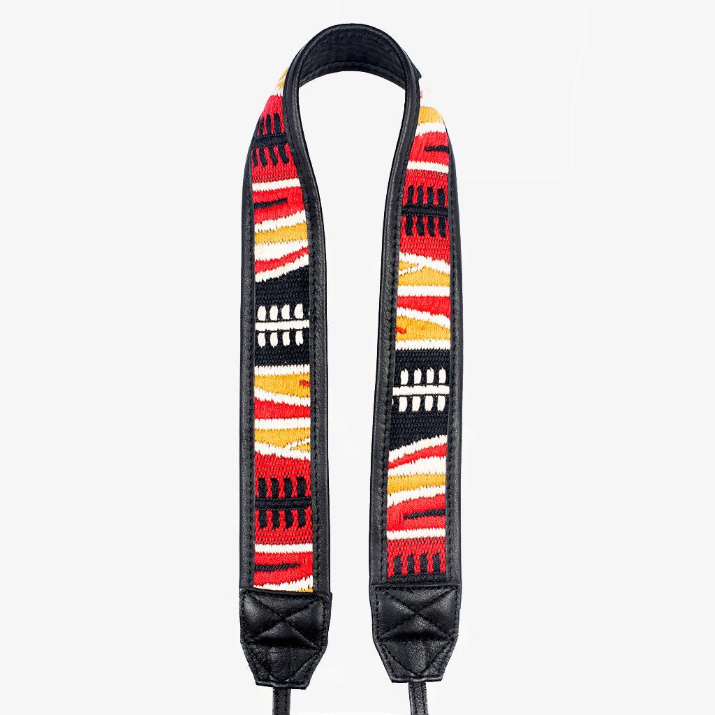 Jaipur #112 - Fabric & Leather camera strap · imagen principal