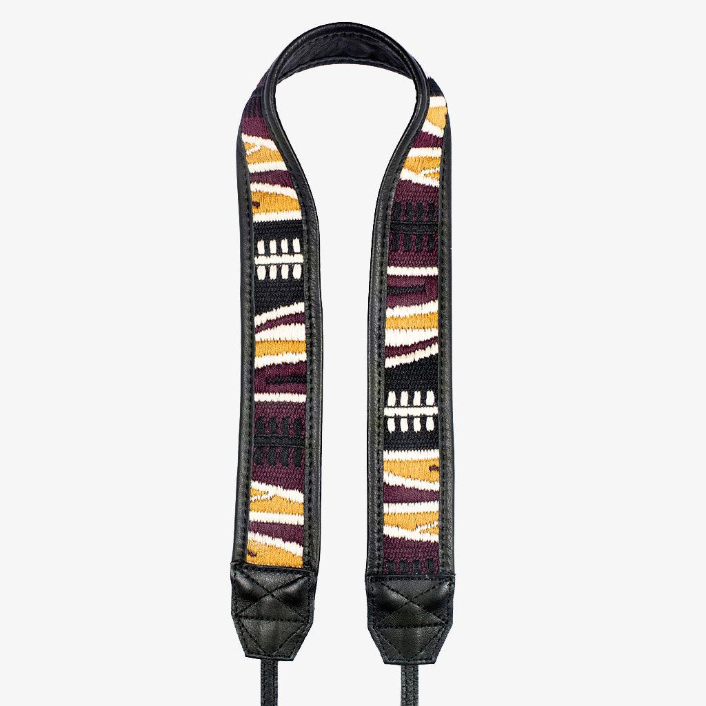 Jaipur #111 - Fabric & Leather camera strap · imagen principal