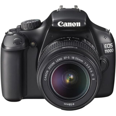 EOS 1100D SLR - Black + Canon Canon EF-S 18-55 mm f/3.5-5.6 IS f/3.5-5.6 