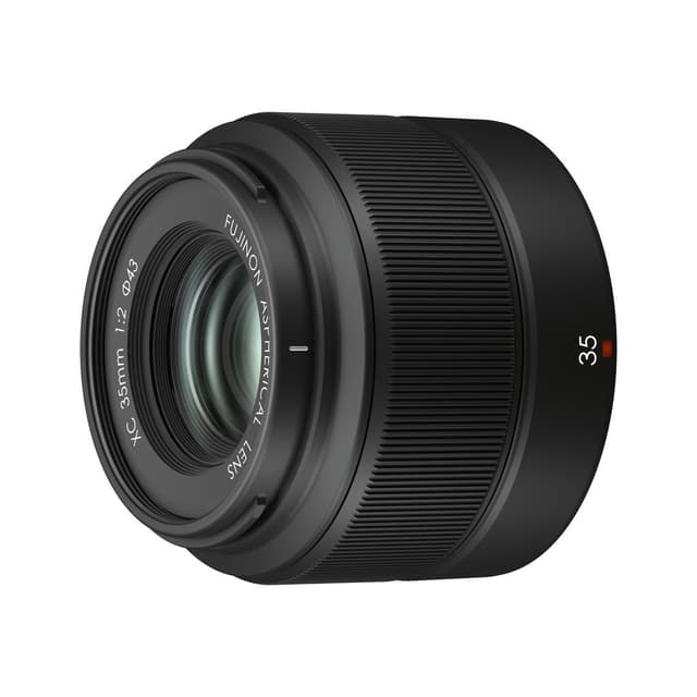 FUJINON XC 35mm F2 単焦点レンズ JJCバヨネットフード付き FUJINON XC