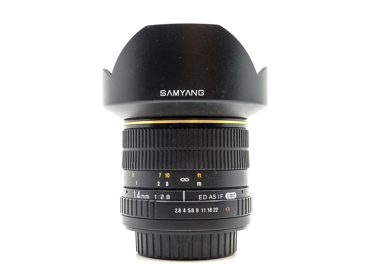 Samyang 14mm f/2.8 ED AS IF UMC [Gold Ring] - Sony A Fit · main image