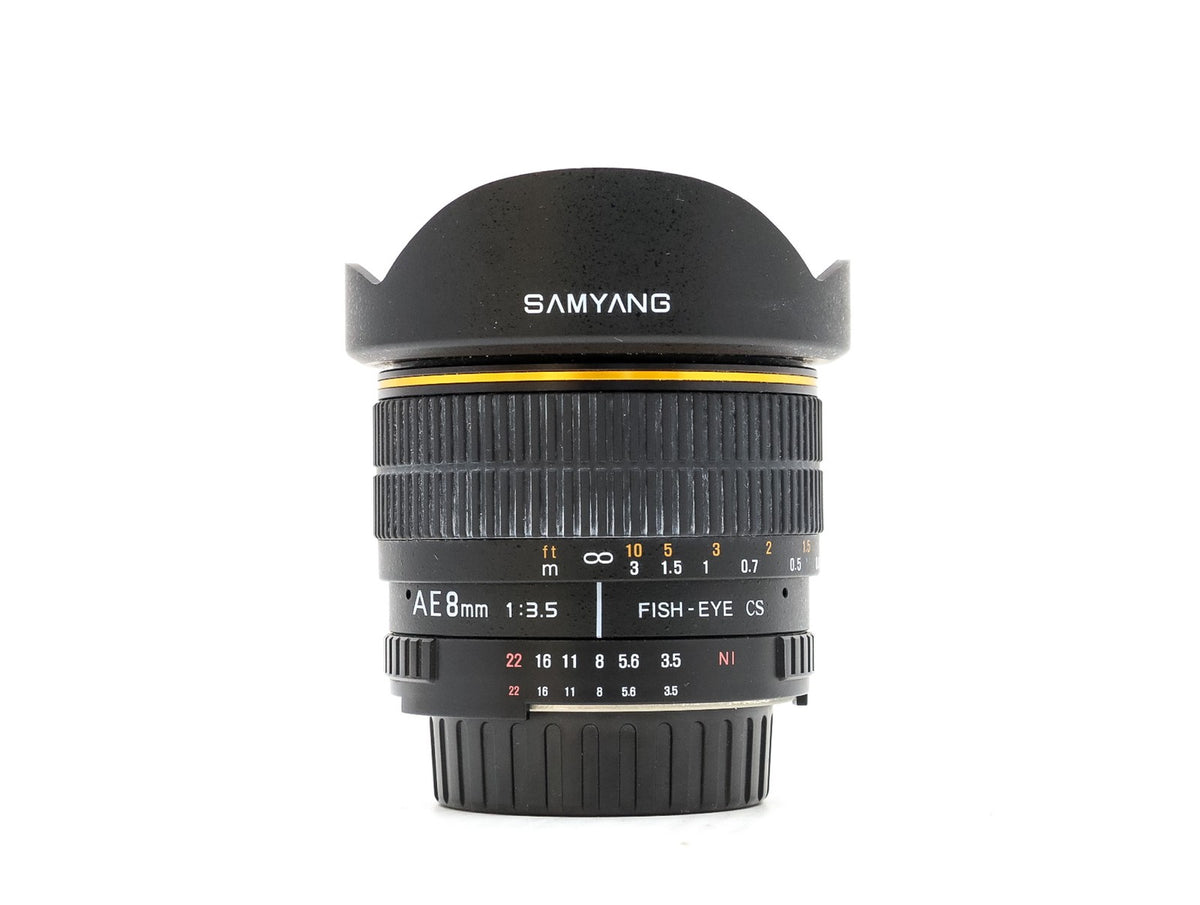 Samyang 8mm f/3.5 Fisheye AE CS - Nikon Fit · main image