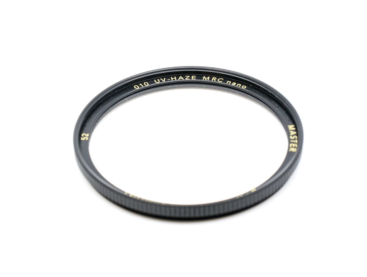 B+W 52mm MASTER 010 UV-Haze MRC Nano Filter · main image
