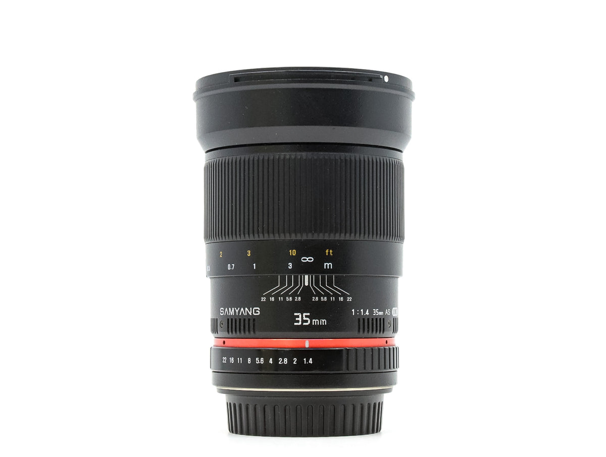 SAMYANG　35mm f1.4 EF Samyang 35mm f/1.4 AS UMC - Canon EF Fit – Camera Market