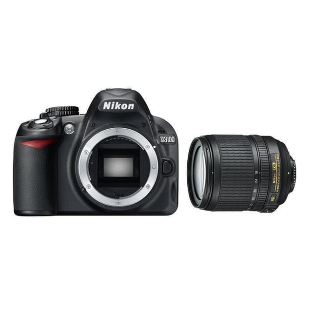 SLR D3100 - Black + Nikon AF-S DX Nikkor 18-55mm f/3.5-5.6G ED VR f/3.5-5.6