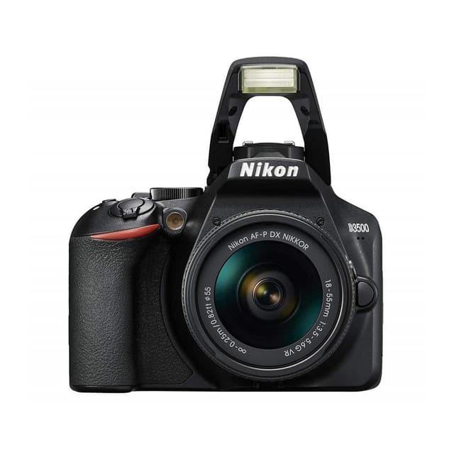 SLR D3500 - Black + Nikon AF-S DX Nikkor 18-55mm f/3.5-5.6G VR f/3.5-5.6  · main image