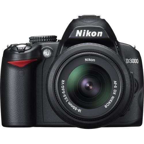 SLR D3000 - Black + Nikon Nikon AF-S DX Nikkor 18-55mm f/3.5-5.6G VR f/3.5-5.6  · main image