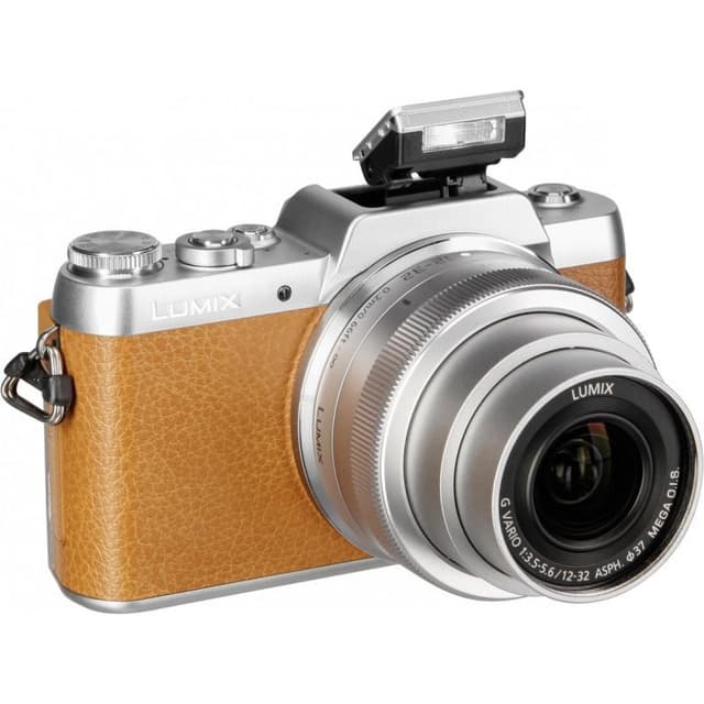 Panasonic DMC-GF7 - Brown + Panasonic Lumix G Vario 12-32 mm f/3.5
