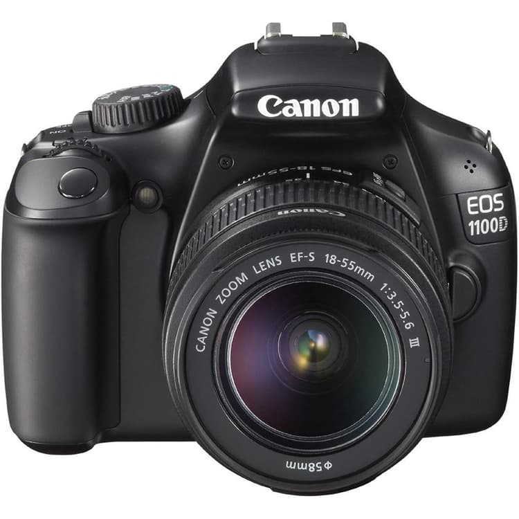 EOS 1100D SLR - Black + Canon Canon EF-S 18-55 mm f/3.5-5.6 III f/3.5-5.6  · main image