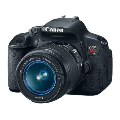 EOS Rebel T4I SLR - Black + Canon EF-S 18-55mm f/3.5-5.6 IS II f/3.5-5.6 