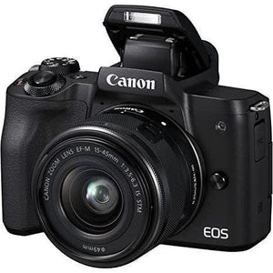 EOS M50 - Black + Canon Canon EOS M50 + Canon Zoom Lens EF-M 15-45mm f/3.5-6.3 IS STM f/3.5-6.3