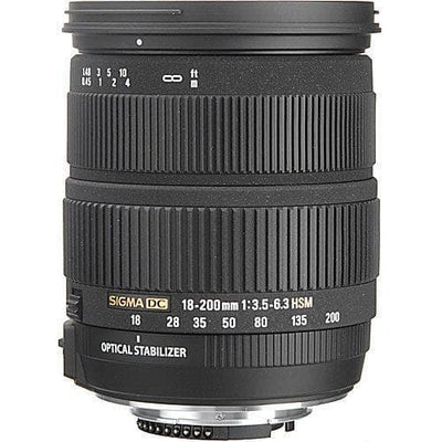 Sigma Nikon EF 18-200mm f/3.5-6.3 Lenses 