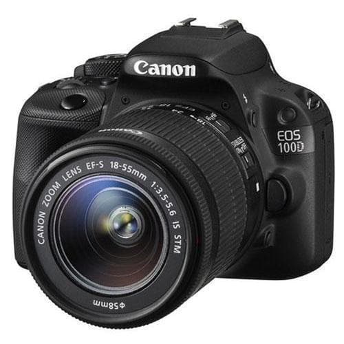 EOS 100D SLR - Black + Canon EF-S 10-18MM 1:4.5-5.6 IS STM · imagen principal
