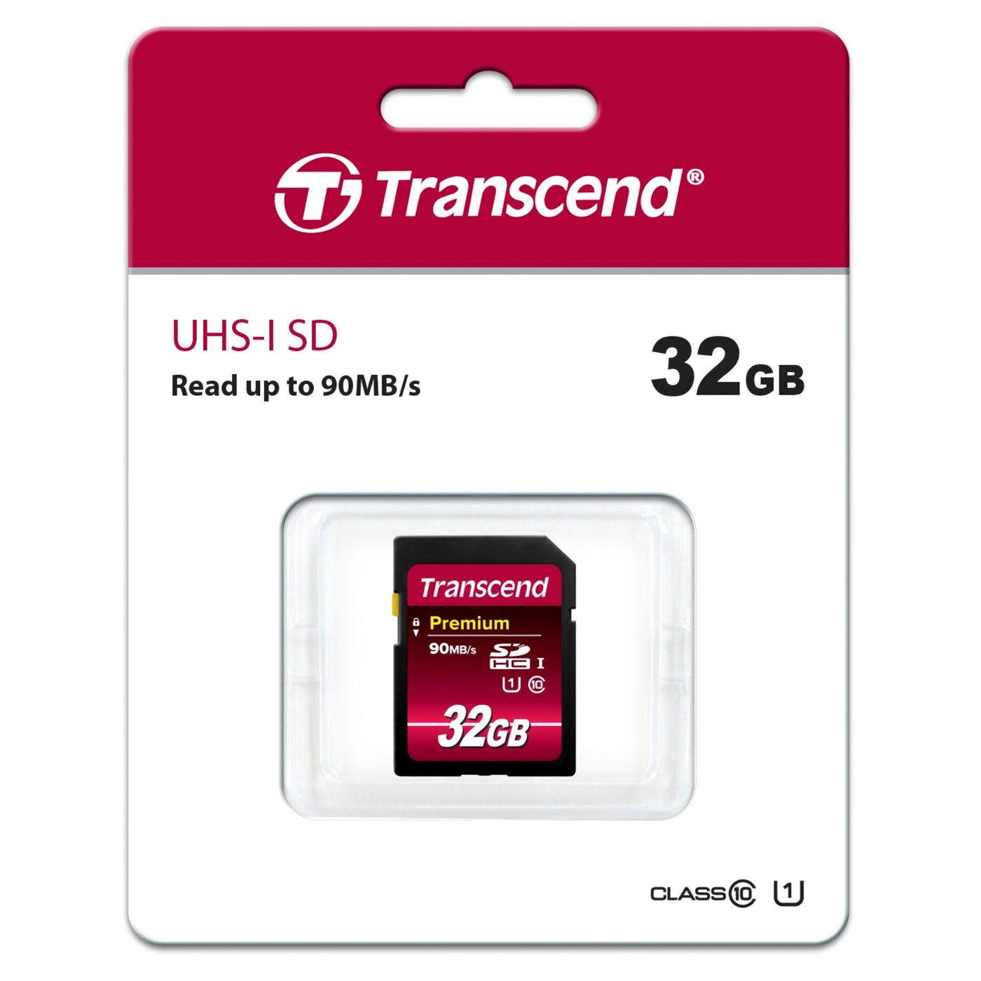 Transcend SDHC 32GB Class 10 UHS-I 400x Premium · imagen principal