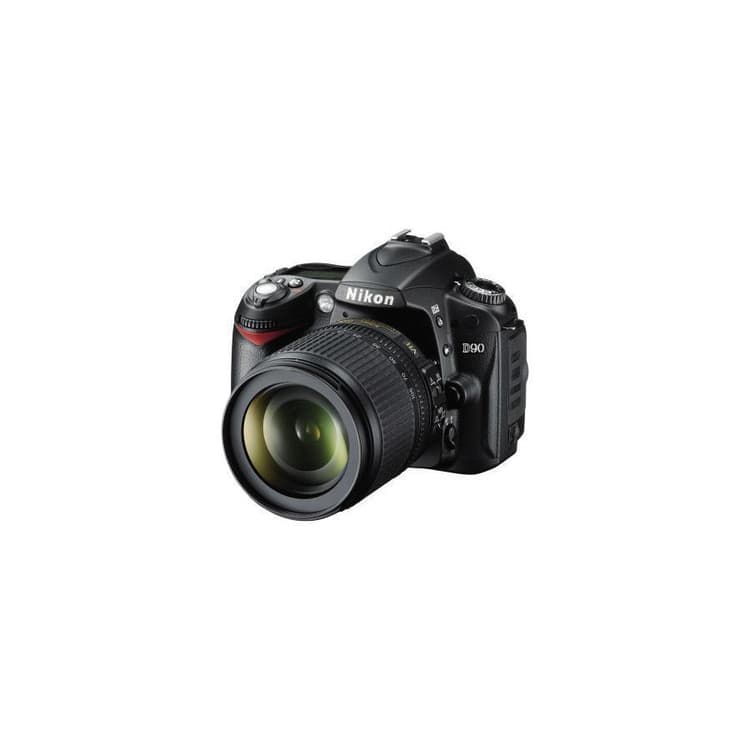D90 SLR - Black + Nikon AF-S DX Nikkor 18-55mm f/3.5-5.6G VR f/3.5-5.6  · main image