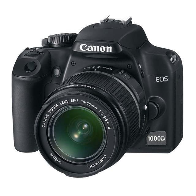 EOS 1000D SLR - Black + Canon EF-S 18-55mm f/3.5-5.6 II f/3.5-5.6  · main image