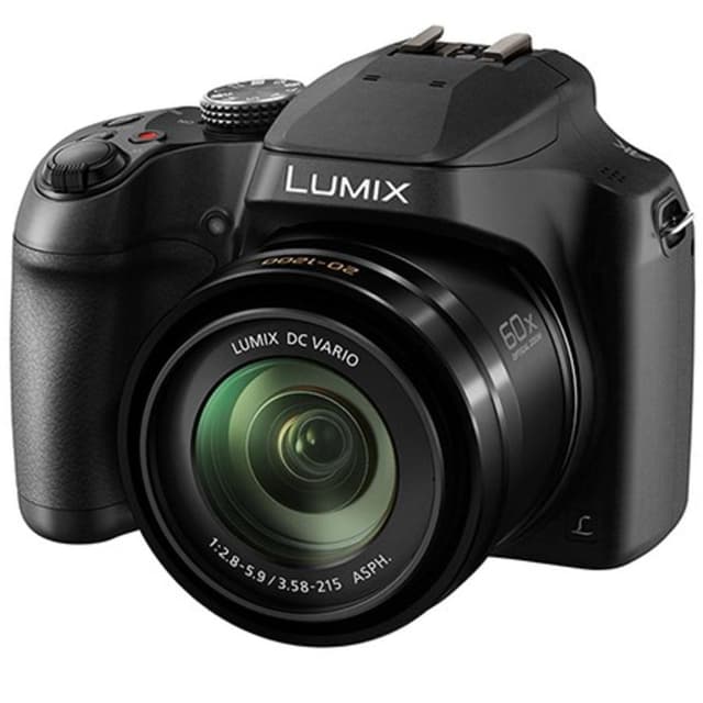 Lumix DC-FZ80 Bridge Camera - Black + Lumix Lumix DC Vario ASPH 20-1200 mm f/2.8-5.9 f/2.8-5.9 · main image