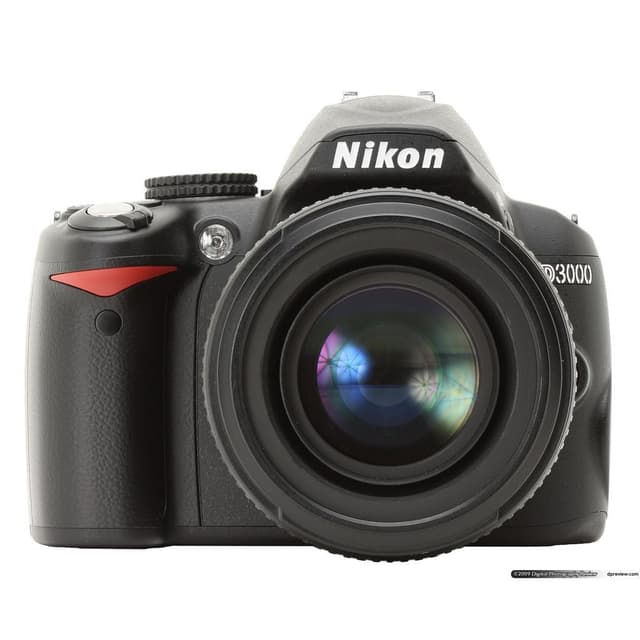 SLR D3000 - Black + Nikon AF-S DX Nikkor 18-70mm f/3.5-4.5G IF-ED f/3.5-4.5  · main image