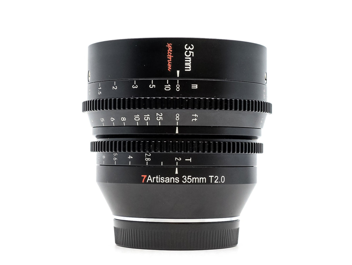 7Artisans 35mm T2.0 Spectrum - Sony FE Fit · main image