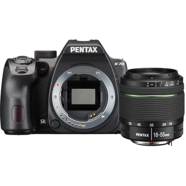 Réflex K-5 - Negro + Pentax Smc Pentax-DAL 18-55mm f/3.5-5.6 AL WR f/3.5-5.6 · imagen principal