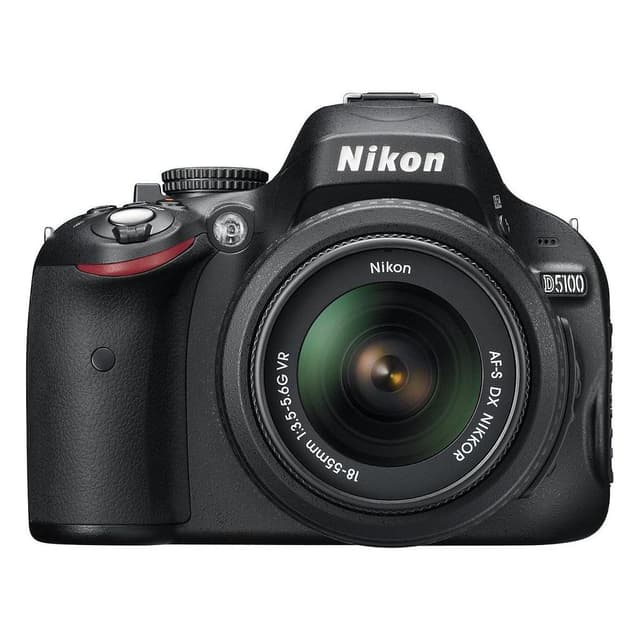 SLR D5100 - Black + Nikon AF-S DX Nikkor 18-55mm f/3.5-5.6G VR f/3.5-5.6