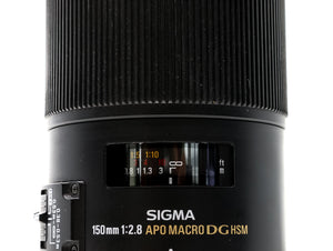 Sigma 150mm f/2.8 EX APO DG Macro OS HSM - Nikon Fit - segunda mano - excelente estado - detalle 4 de 4 - SKU 3752919 - Camer