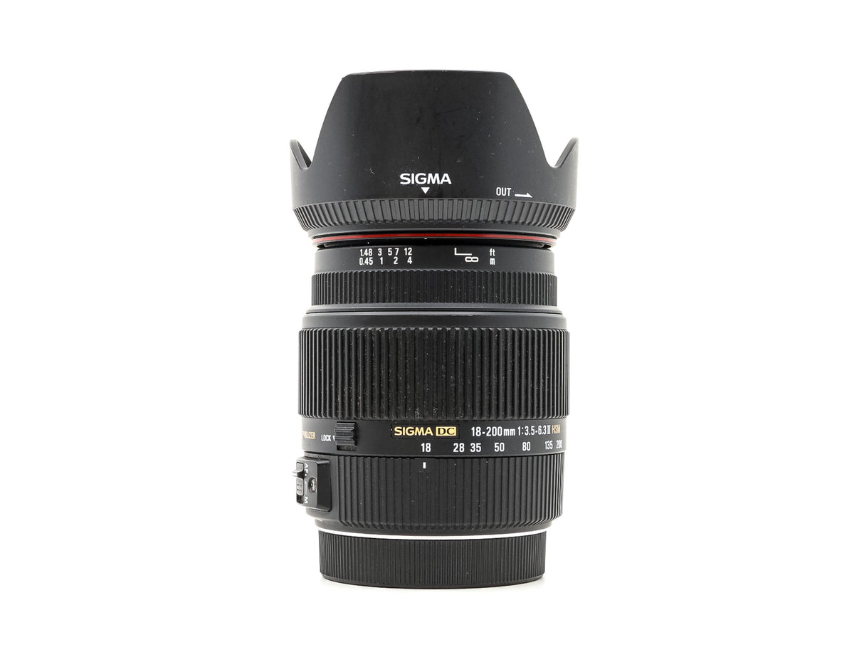 Sigma 18-200mm f/3.5-6.3 DC OS HSM II - Canon EF-S Fit