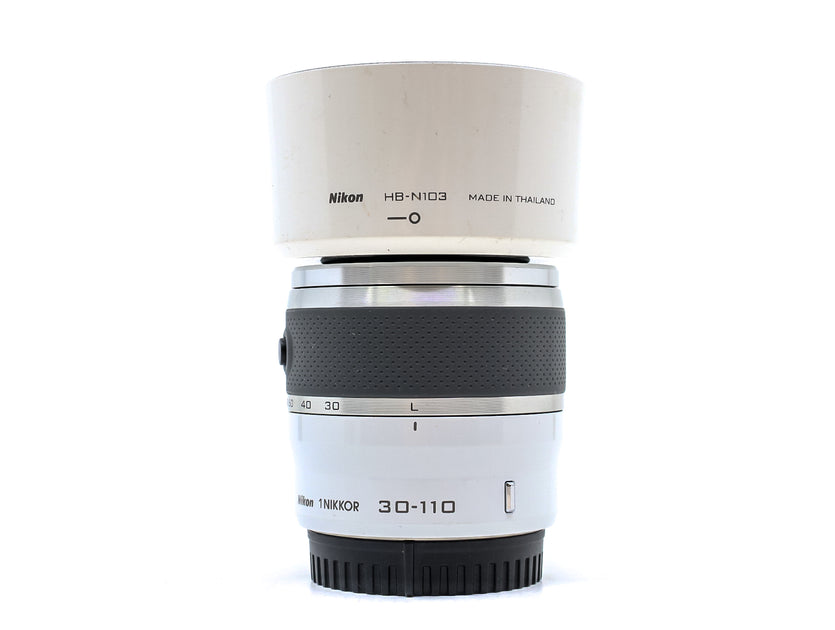 【美品・返品保証】 Nikon1 Nikkor 30-110mm ホワイト Nikon 1 Nikkor VR 30-110mm f/3.8-5.6 Used | 12-Month Warranty