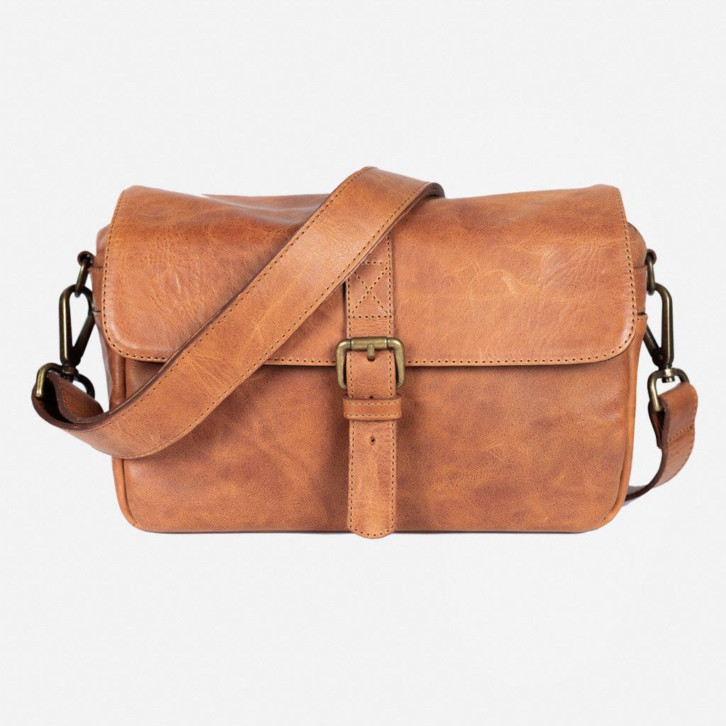 París tanned Leather Camera Bag · main image