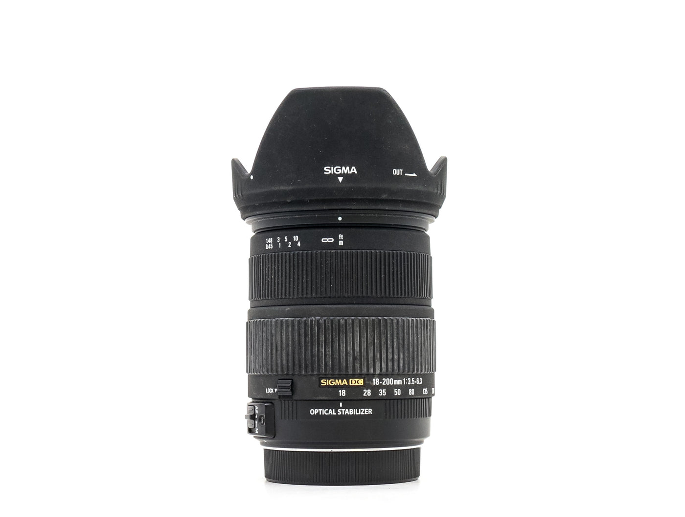 Sigma 18-200mm f/3.5-6.3 DC OS HSM - Canon EF-S Fit  · main image