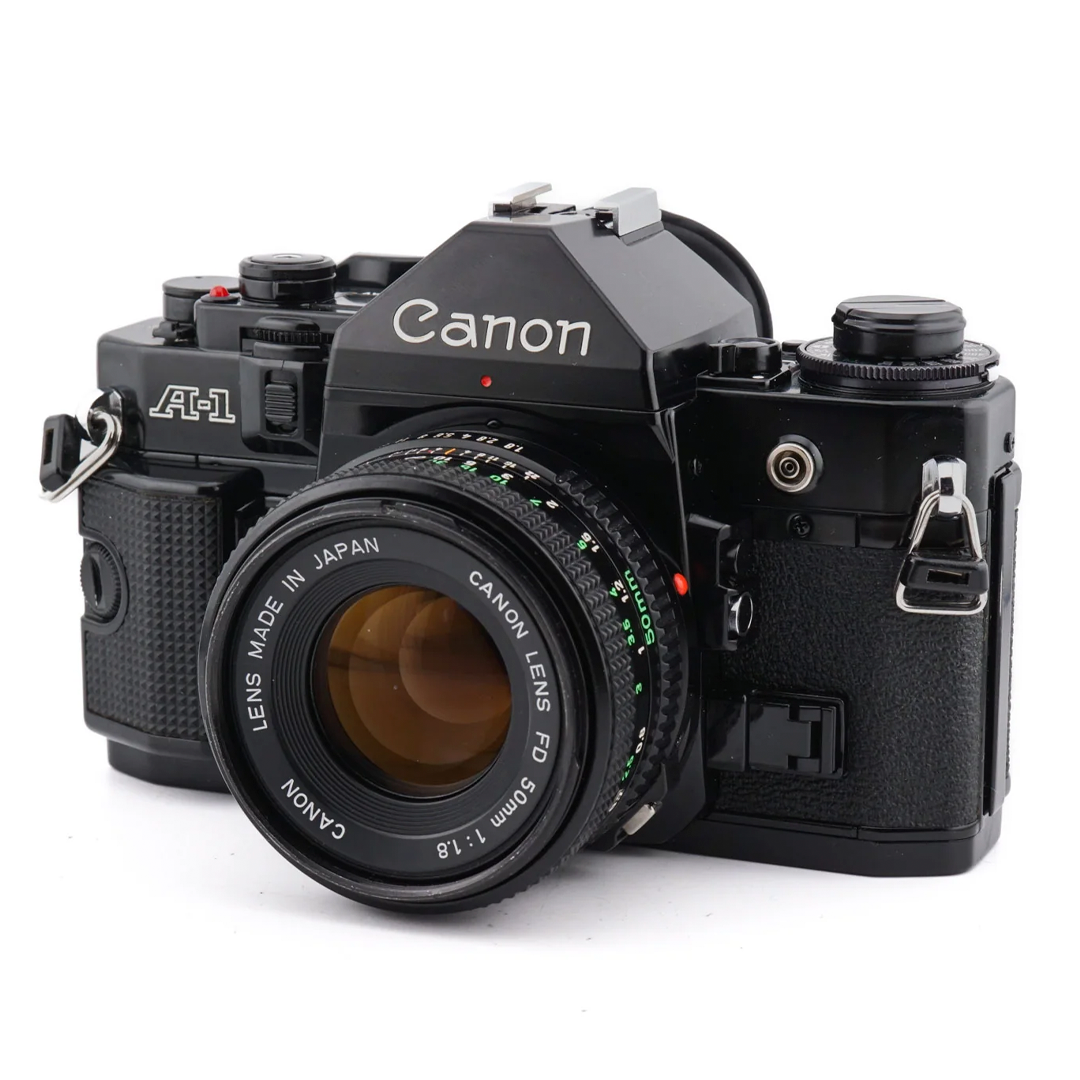 Canon A-1 + 50mm FD 1.8 - Cámara Analógica Vintage SLR de 35mm · imagen principal